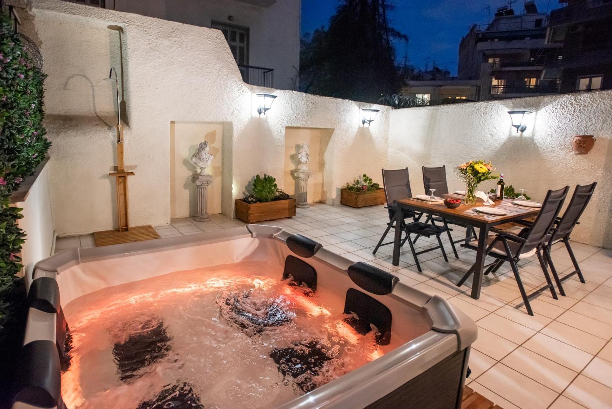 Kg Acropolis Escape Spa Apartment 雅典 外观 照片